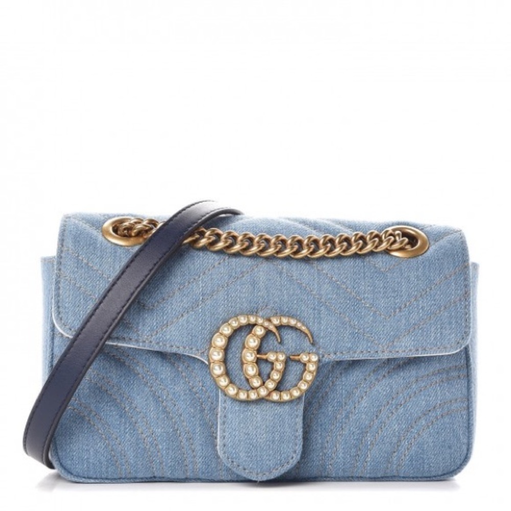 Gucci Denim purse, japan limited edition